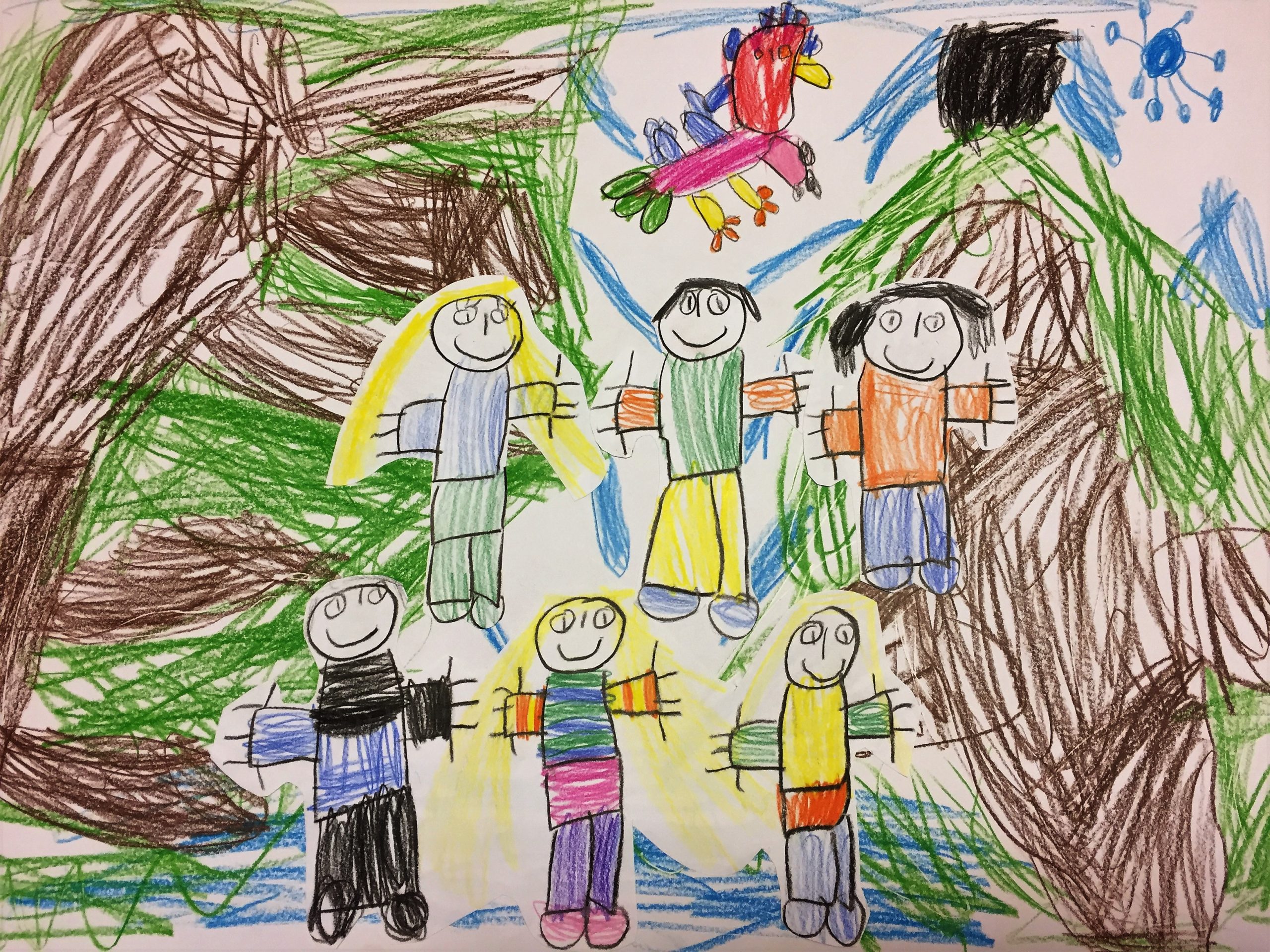 Im Kindergarten wurde gemeinsam beschlossen, dass alle deine Erzieher und Erzieherinnen sowie deine Freunde einen winterlichen Waldspaziergang machen.